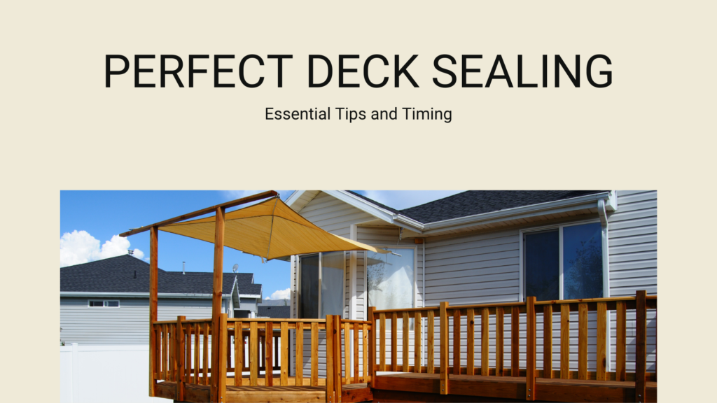 Seal a Deck